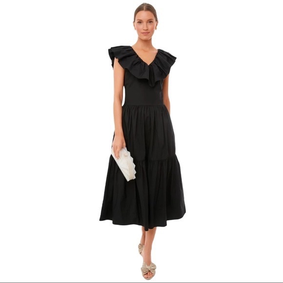 Tuckernuck Black Ruffle Jo Dress (NEW WITHOUT TAGS) - Picture 3 of 3